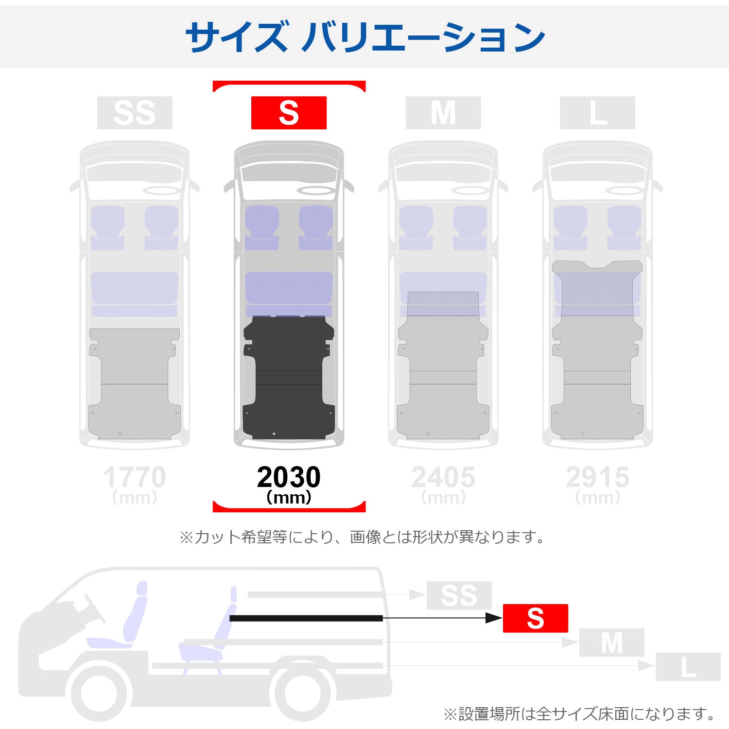 200-HG1-GR-349 200系ハイエース スーパーGL フロアパネル Sサイズ