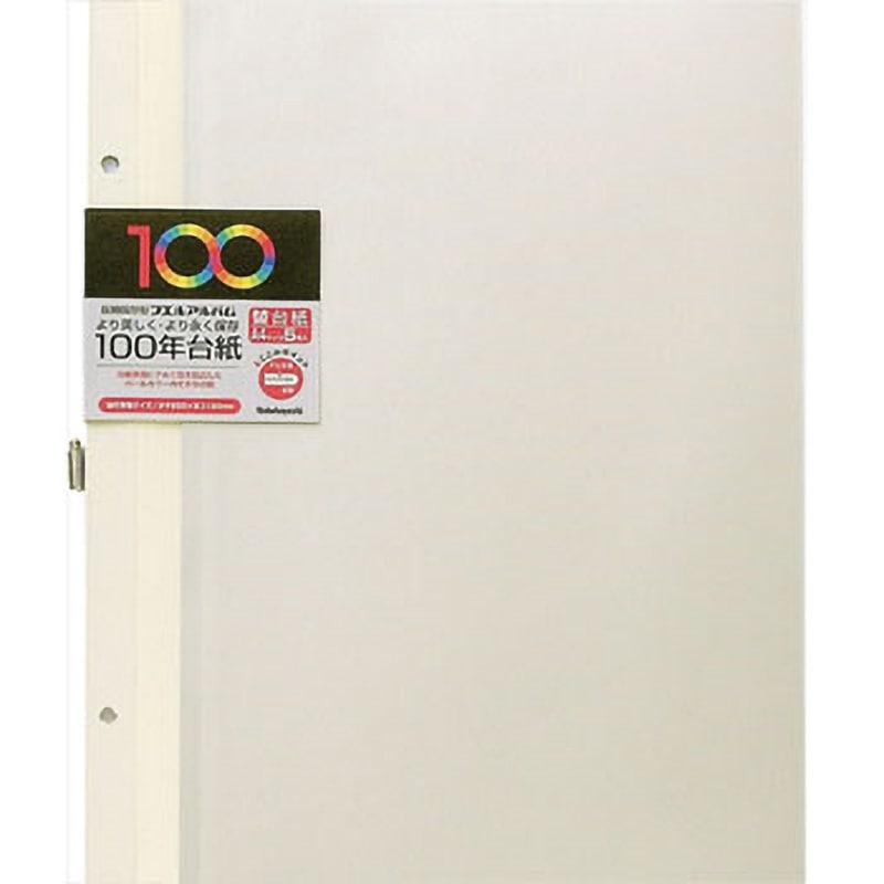 台紙 100年台紙 A4 ホワイト 10冊セット　おまけ付き アH-A4FR-5-V 100年台紙フリー替台紙 ビス式用 ナカバヤシ アイボリー