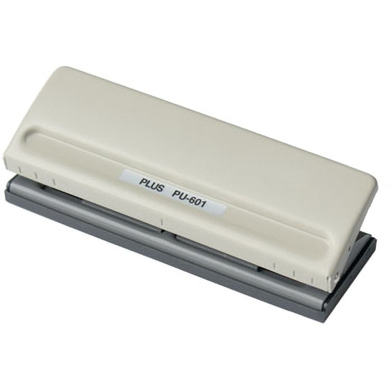 PU-601(34000) バインダー式手帳6穴パンチ 1個 PLUS(プラス)[文具