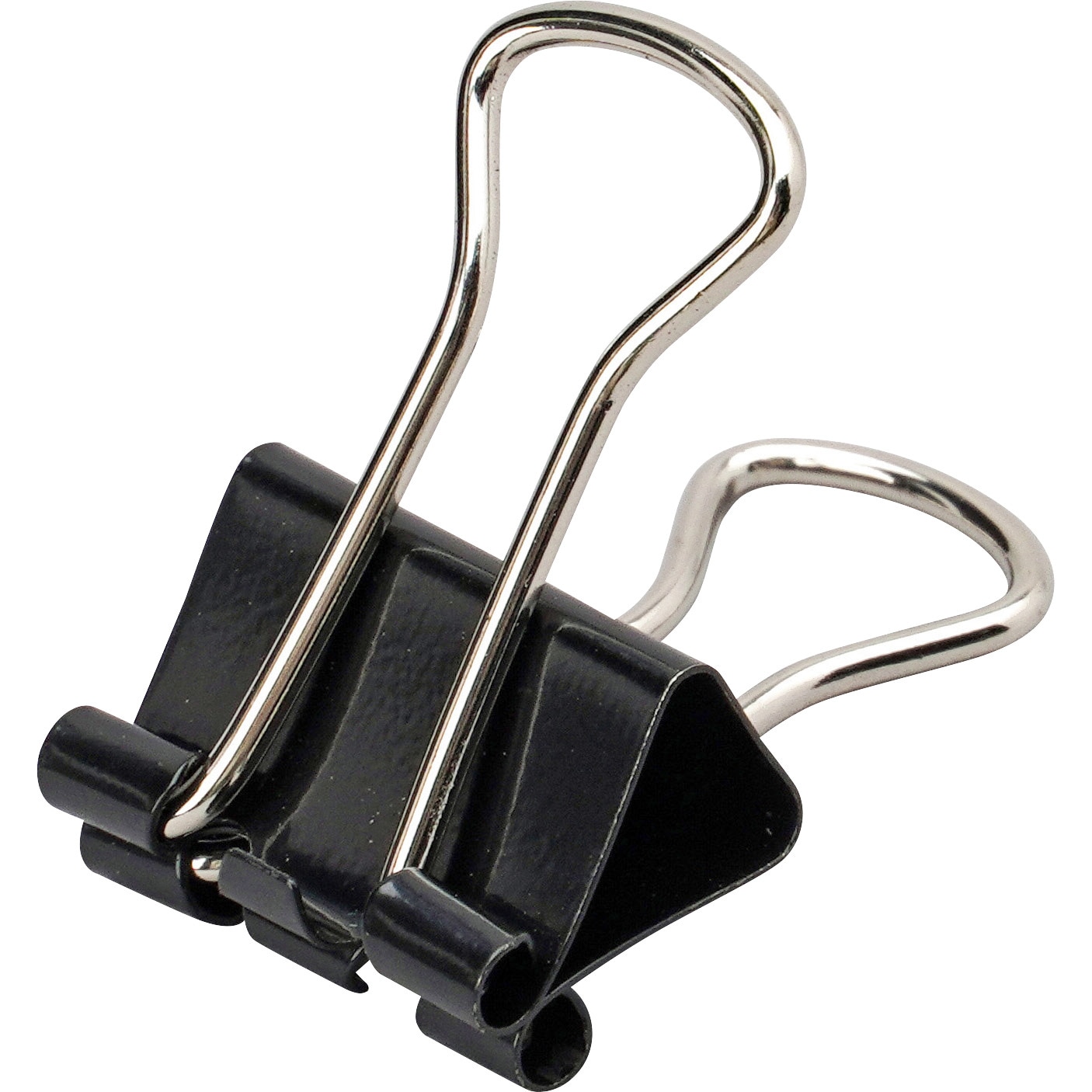 フジ　ダブルグリップ CP-107(35450) ダブルクリップ PLUS(プラス)[文具] ブラック色 1箱(20