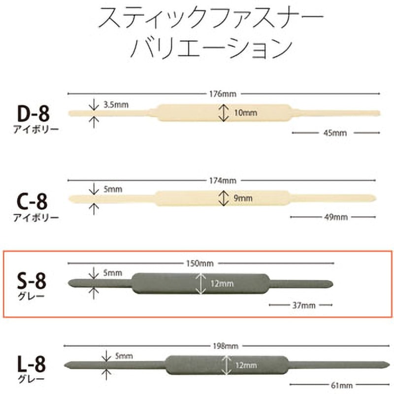 Amazon.co.jp: ファイバースティックファスナー 219707 1箱（50