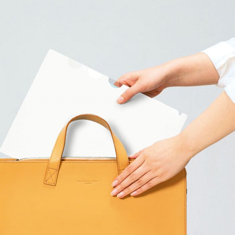 FL-111CH(88235) 仕切り付ホルダー・3ポケット PLUS(プラス)[文具