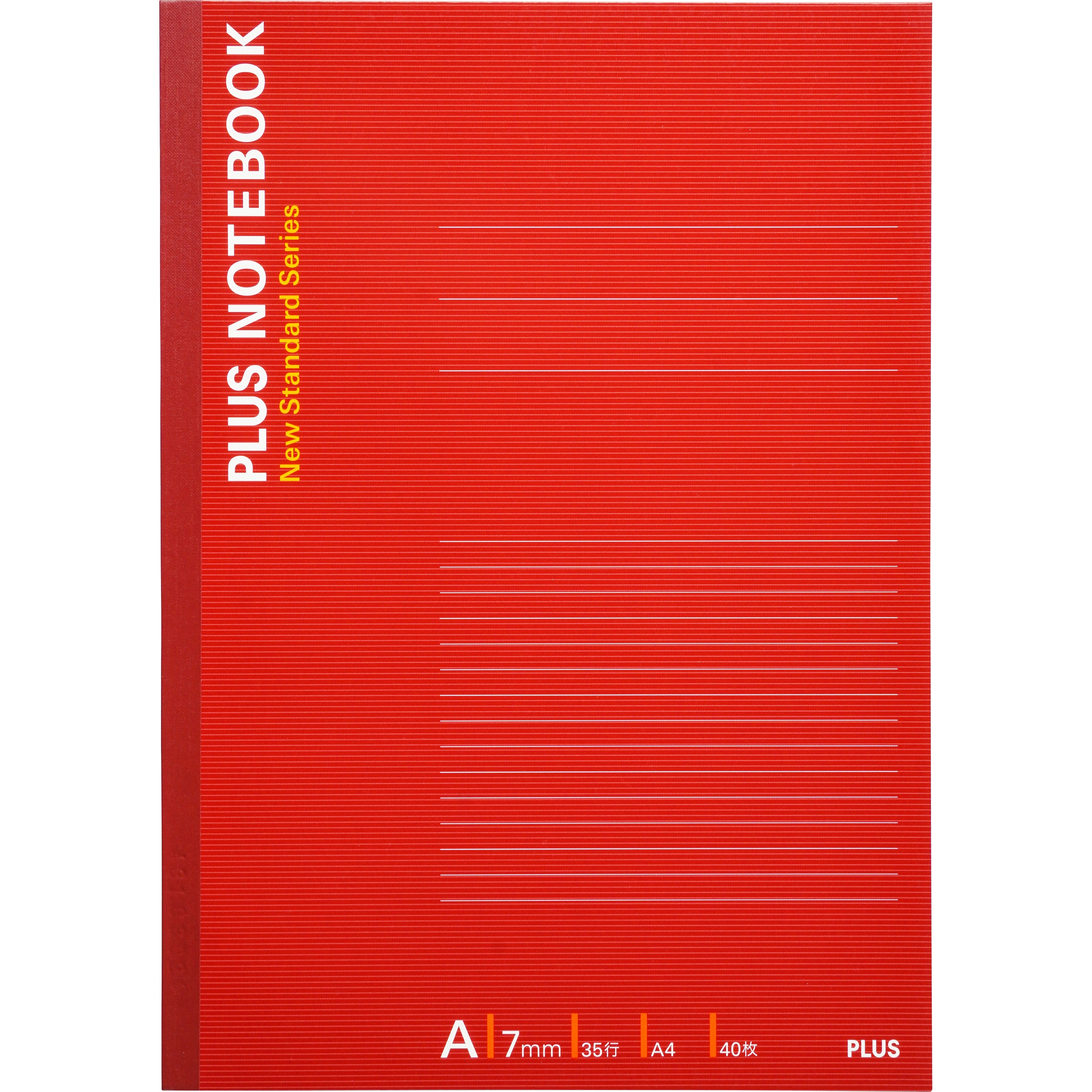 NO-204AS(76713) ノートブック A4 PLUS(プラス)[文具] 枚数40 無線綴じ