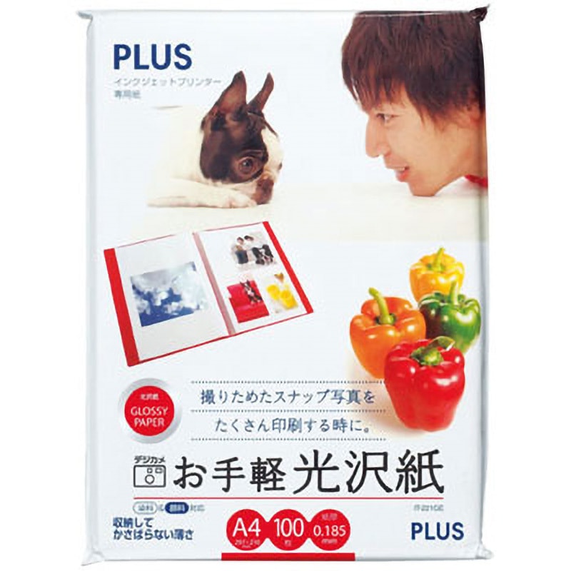 お手軽光沢紙 PLUS(プラス)[文具] 写真用紙 【通販モノタロウ】