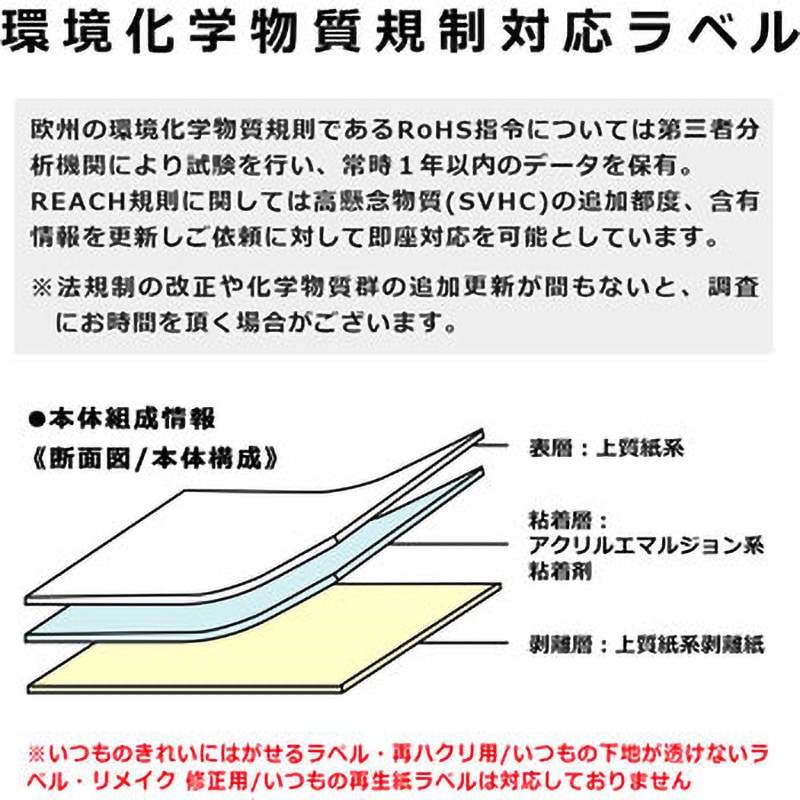ME-500(48600) いつものラベル オリジナル用 PLUS(プラス)[文具] 普通