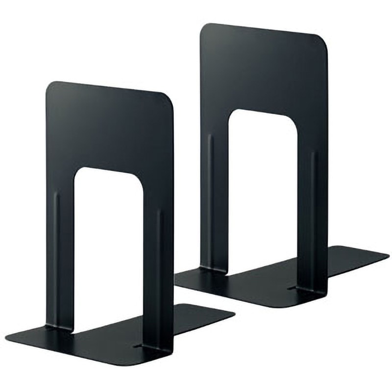 BS-201(36331) ブックエンド Lタイプ PLUS(プラス)[文具] ブラック色 1