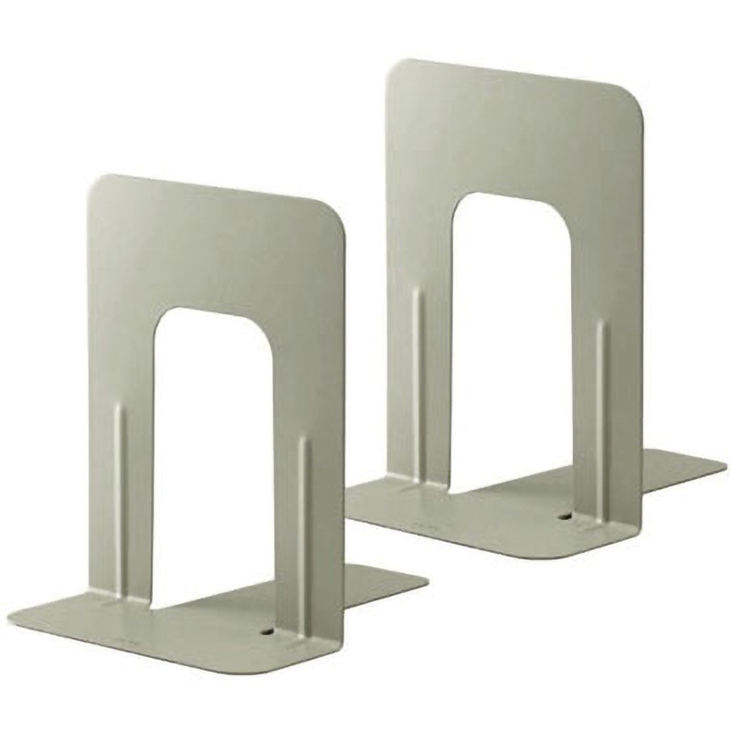 （まとめ）TANOSEE ブックエンド T型 特大 ライトグレー 20組(代引不可) まとめ) TANOSEE ブックエンド T型 特大 ライトグレー 1組（2枚） 〔×30