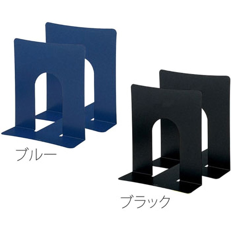 BS-102(36351) ブックエンド 幅広タイプ PLUS(プラス)[文具] ブルー色