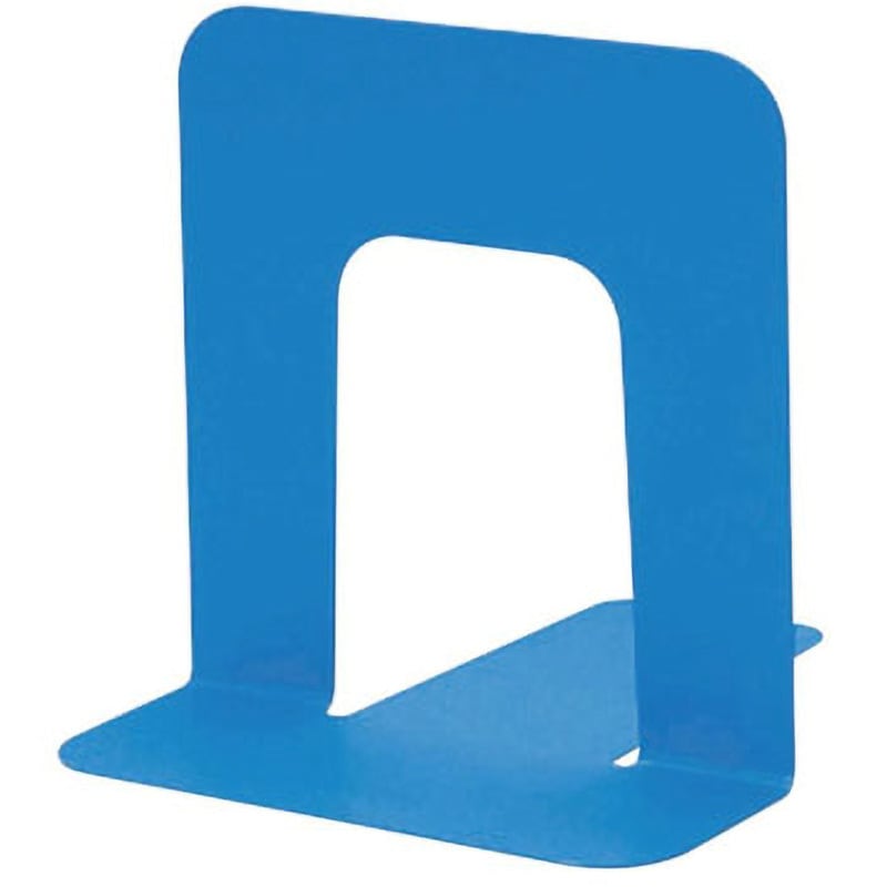 BS-203(36338) ブックエンド Sタイプ PLUS(プラス)[文具] ブルー色 1枚