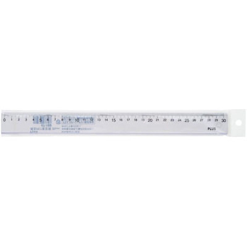 楽天市場】（まとめ）プラス 再生PET直定規 20cm47-188 1個【×30