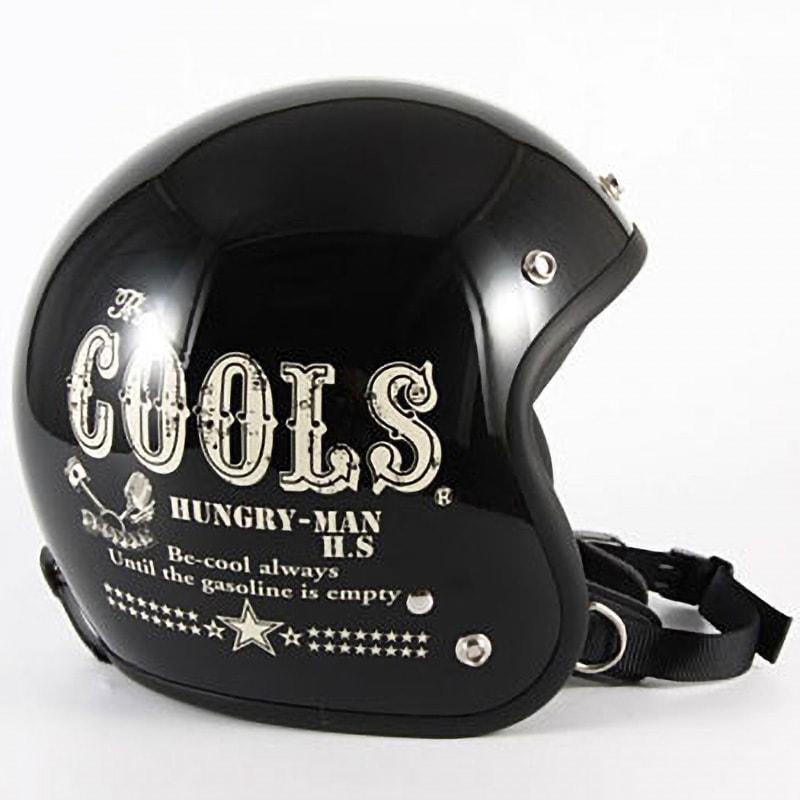 72JAM THE COOLS コラボモデル　ブラック 新品未使用品 COOLSコラボモデル COOLS HUNGRY MAN 72JAM JET HELMET ジェット
