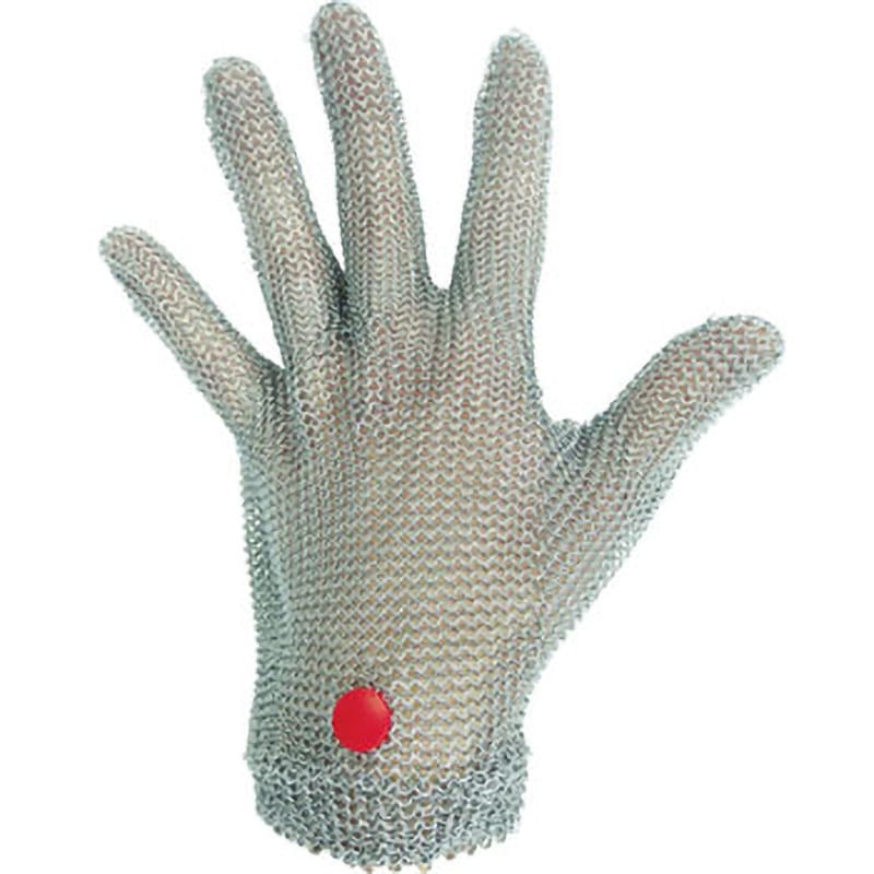 ニロフレックス メッシュ手袋5本指 S S5（白） 9-1479-0803 ステンレスメッシュ手袋 niroflex2000 (L M S SS SSS