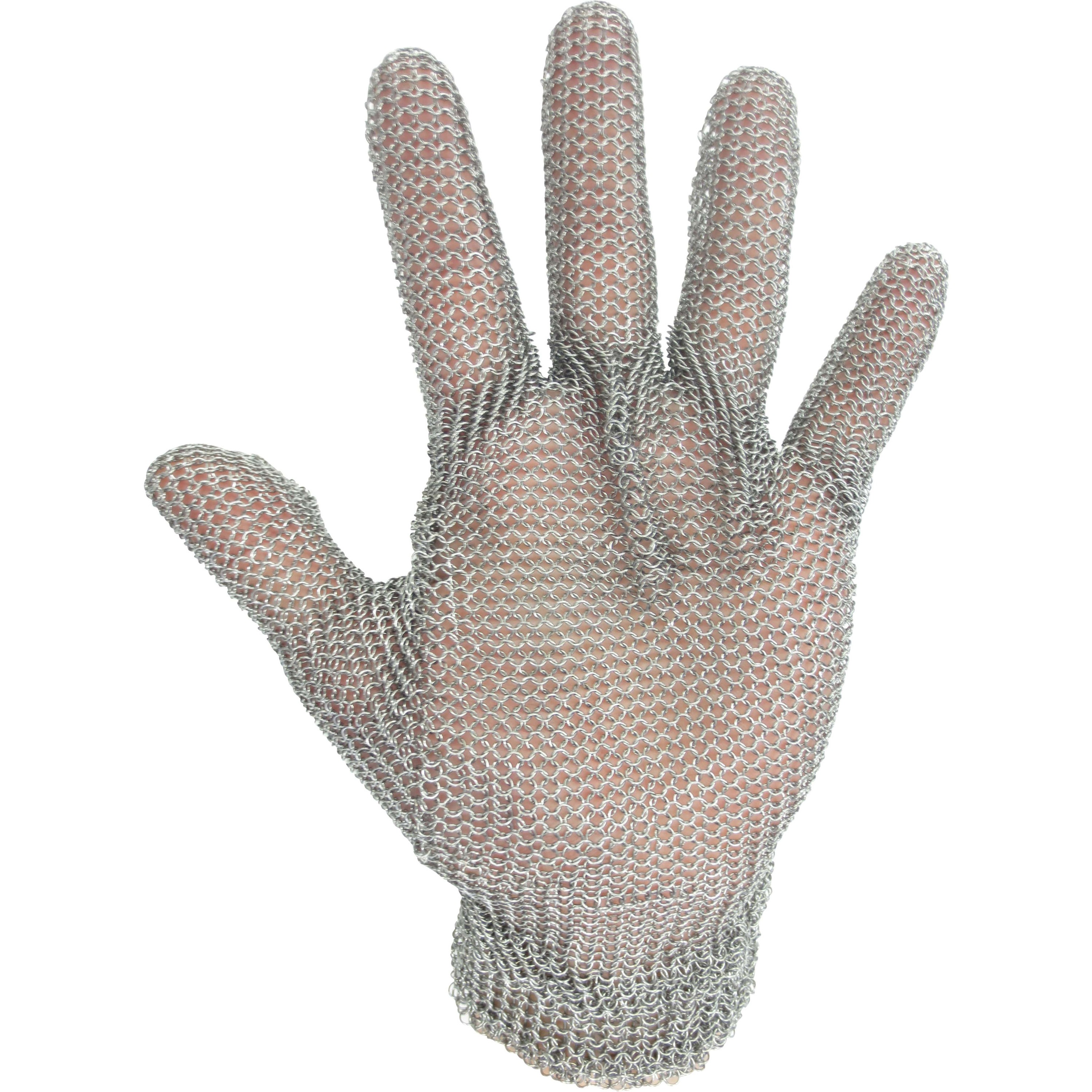 WILCO-050-LL ステンレス製 耐切創クサリ手袋 5本指 ミドリ安全