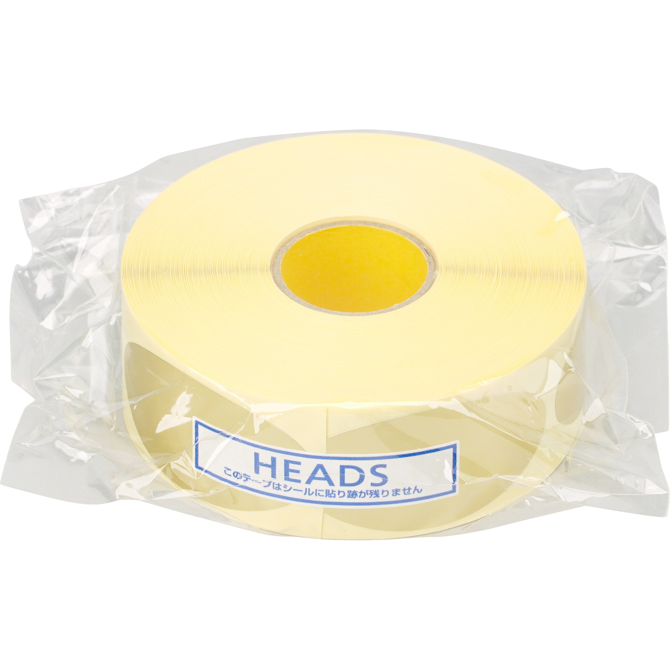 （まとめ） ヘッズ 透明ロールシール 50×26mm M-3RS 1パック（500枚） 〔×4セット〕 ヘッズ 透明ロールシール 50×26mm M-3RS 500枚⁄袋（ご注文単位1袋