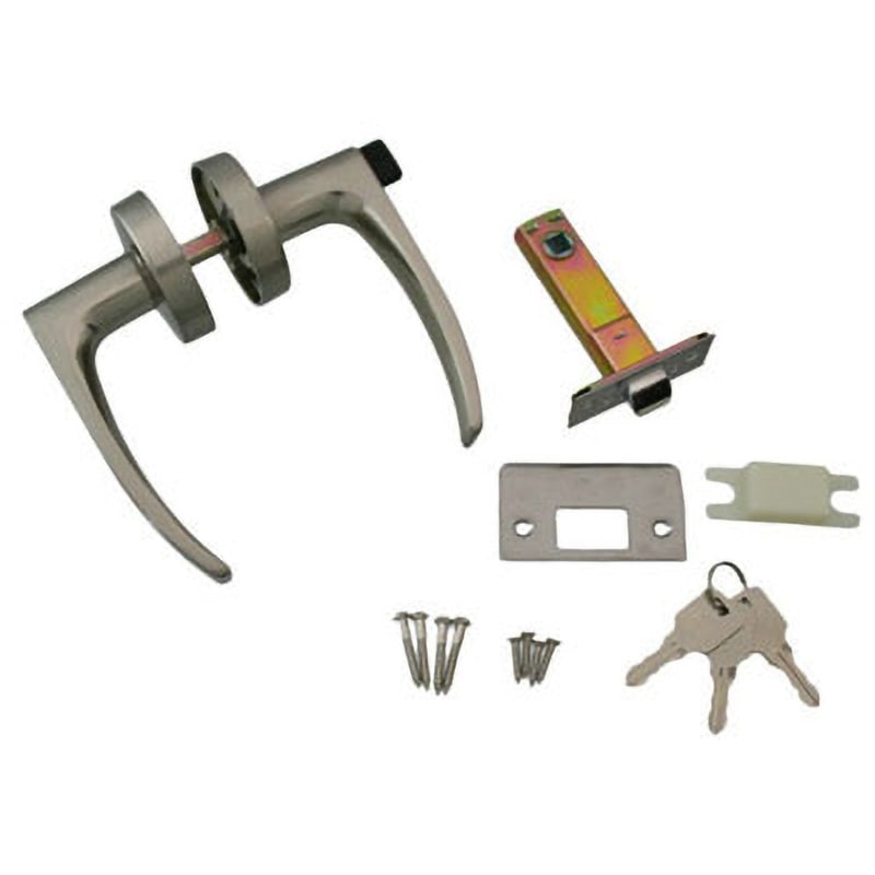 NP-32A-ML-NI-60 レバーハンドル 丸座 ハイロジック 屋内用 かぎつき