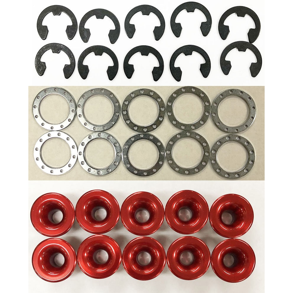 PS1460A-10F-RD サンスターレーシングディスク用フローティングピンセット 1セット(10個) SUNSTAR(サンスター)  【通販モノタロウ】