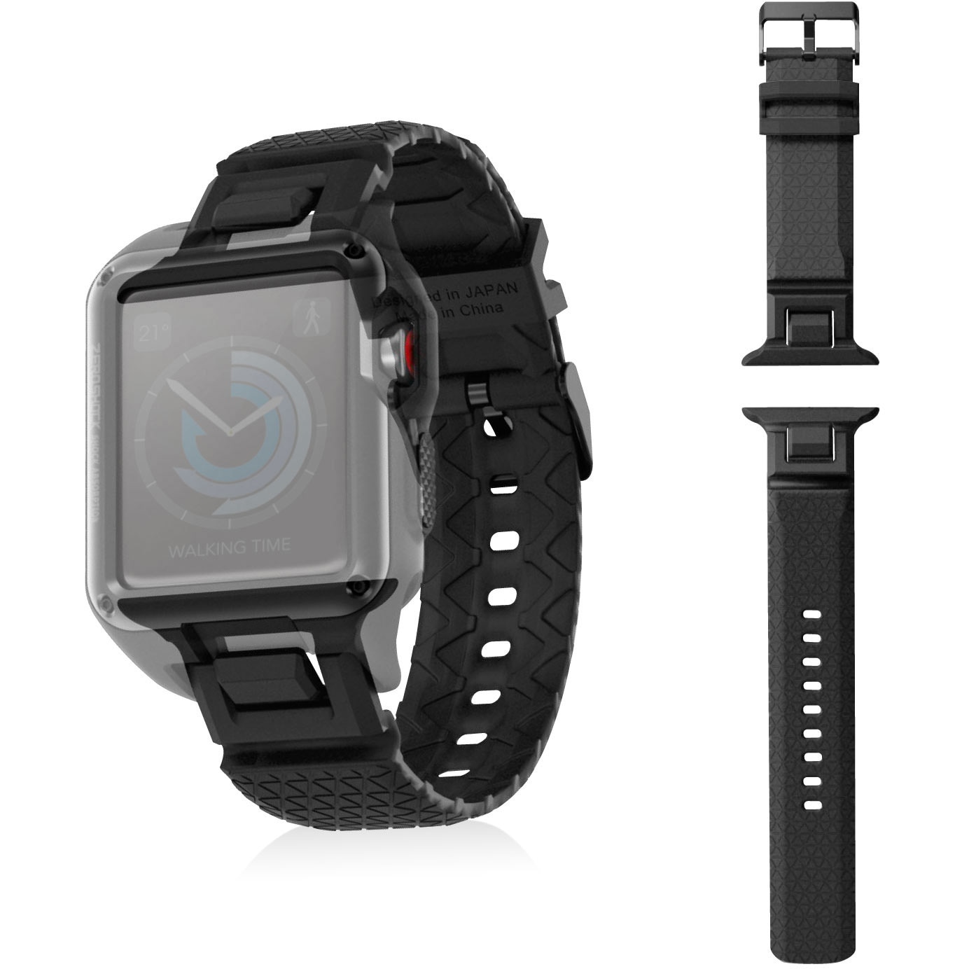 AppleWatch バンド オブリーク アップルウォッチバンド  新品未使用 AW-42BDZEROBK アップルウォッチ AppleWatch バンド SE 6 5 4 ( 44mm