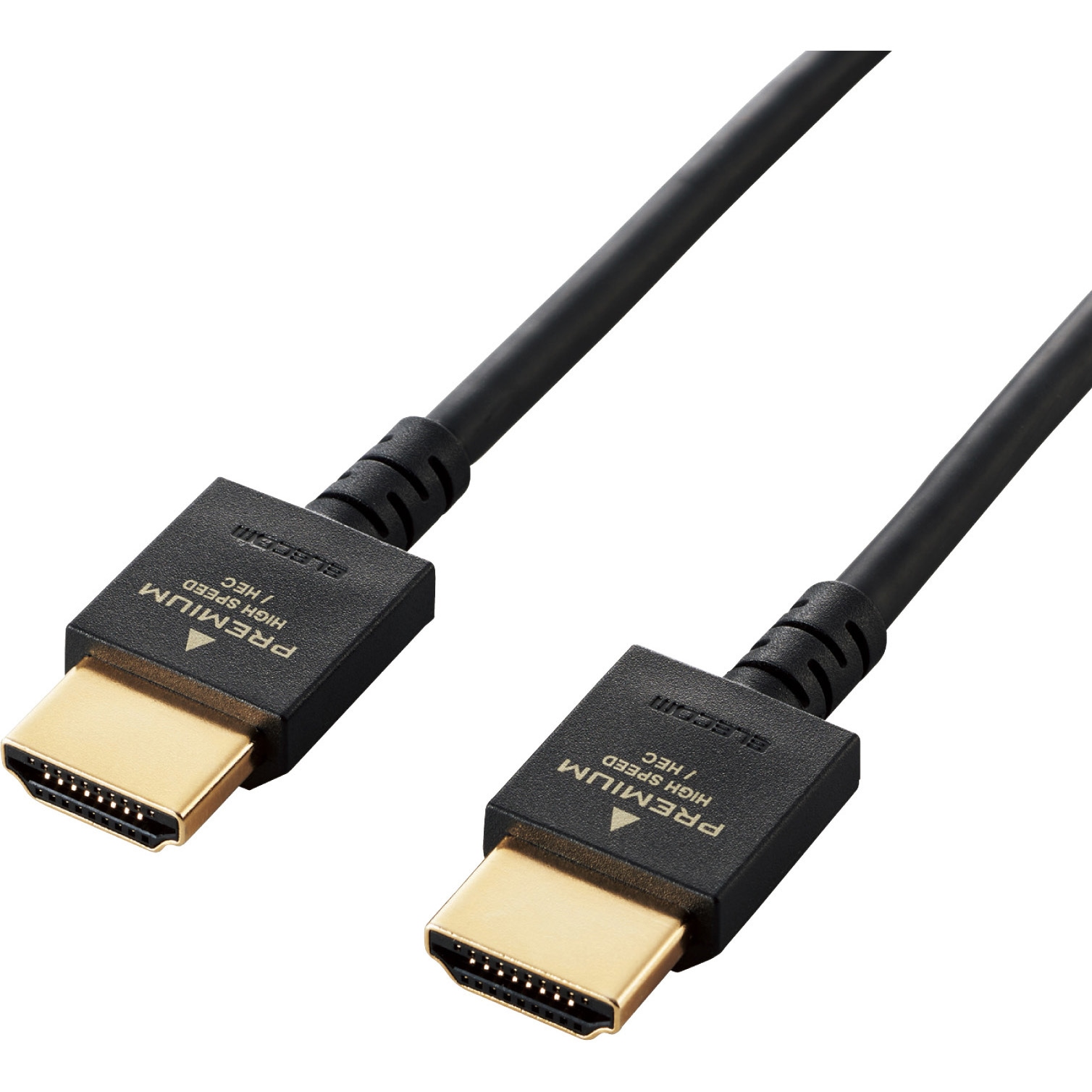 DH-HDP14EY10BK HDMIケーブル プレミアム 4K対応 小型コネクタ 