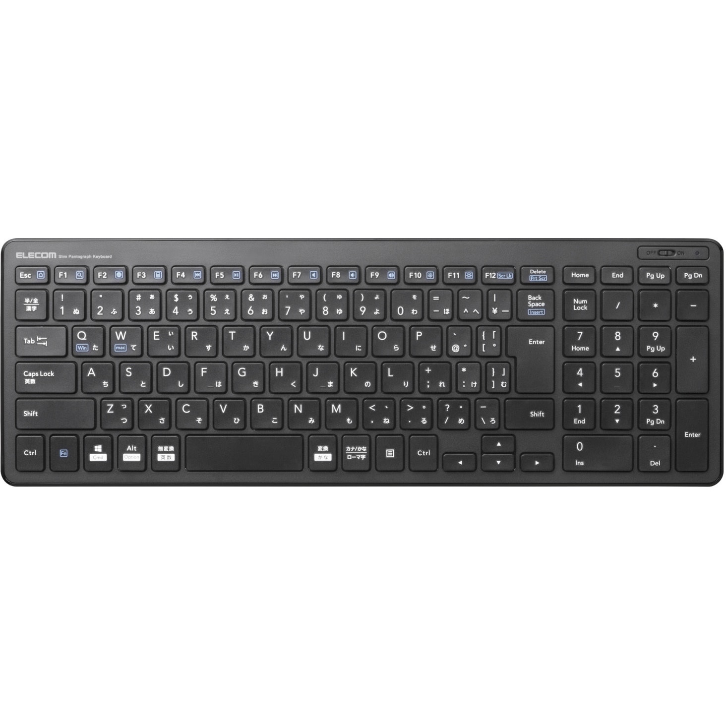 E-SDS 工業用機械キーボード 5個 10インチ ポータブル 84キー タッチパッドとPS/2インターフェース付き並行輸入 はじめてのキーボード KEY PALETTO（無線） | エレコムダイレクト