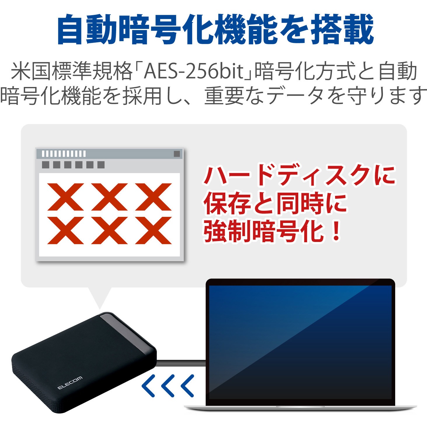 ELP-S020T3 HDD (ハードディスク) 外付け ポータブル USB3.0