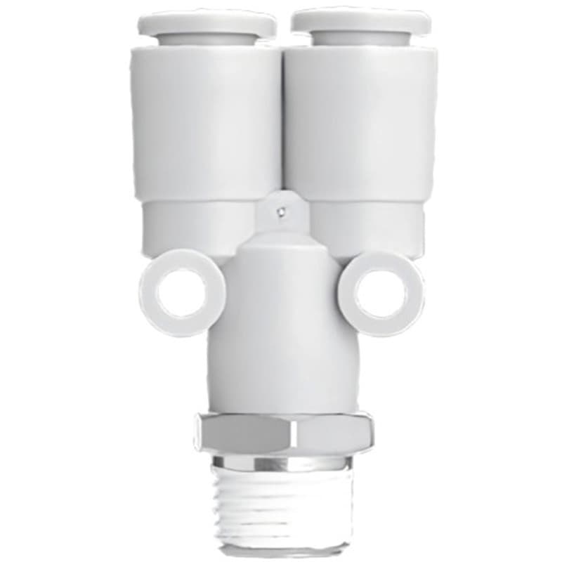 10-KQ2U23-00A 10 Series(10-KQ2U) SMC ユニオンワイ 適合チューブ外径3.2mm 1袋(10個)