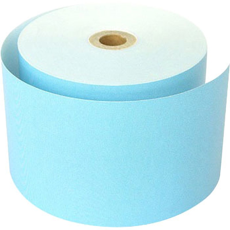 ST5880C-50K-ao 感熱カラーレジロールペーパー 58mm幅 (50巻) BUSICOM(ビジコム) 青色   ST5880C-50K-ao