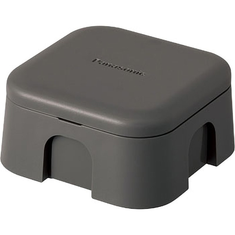 ローテションアウトレット角型・樹脂製 OAケーブル用4コ口 グレー