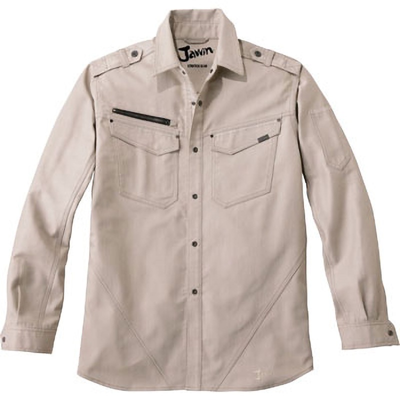 52604 Jawin ストレッチ長袖シャツ 52604 自重堂 サイズ5L着丈80cm