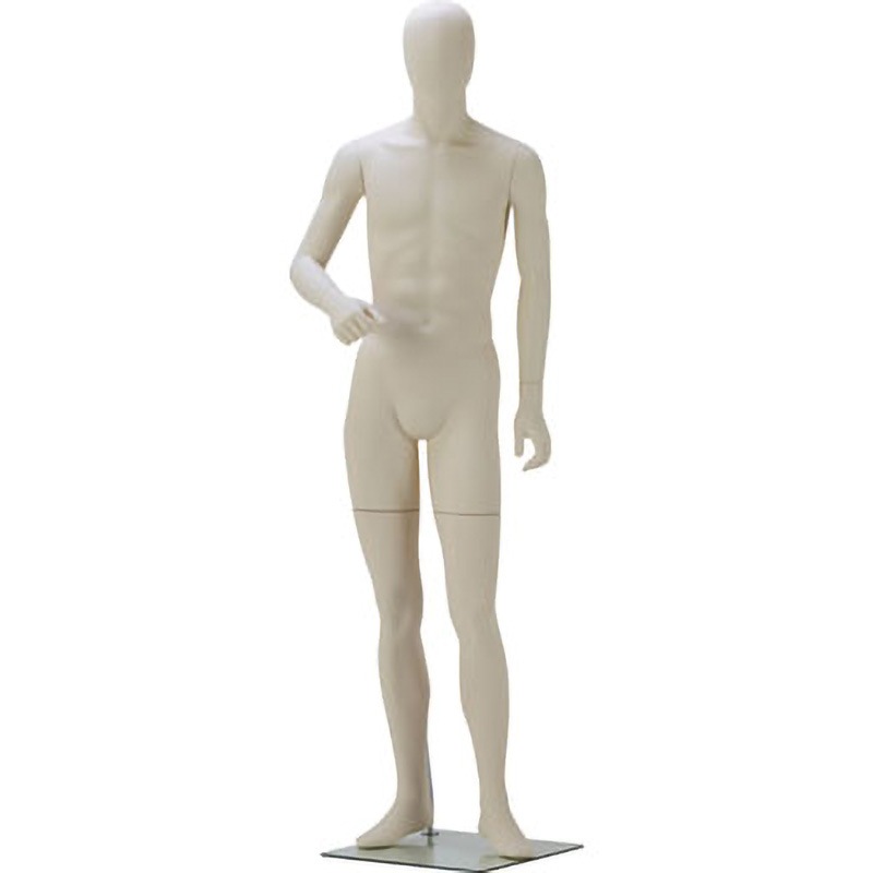 紳士システムトルソ 全身頭付 アイボリー塗装 サンクリエイト 紳士