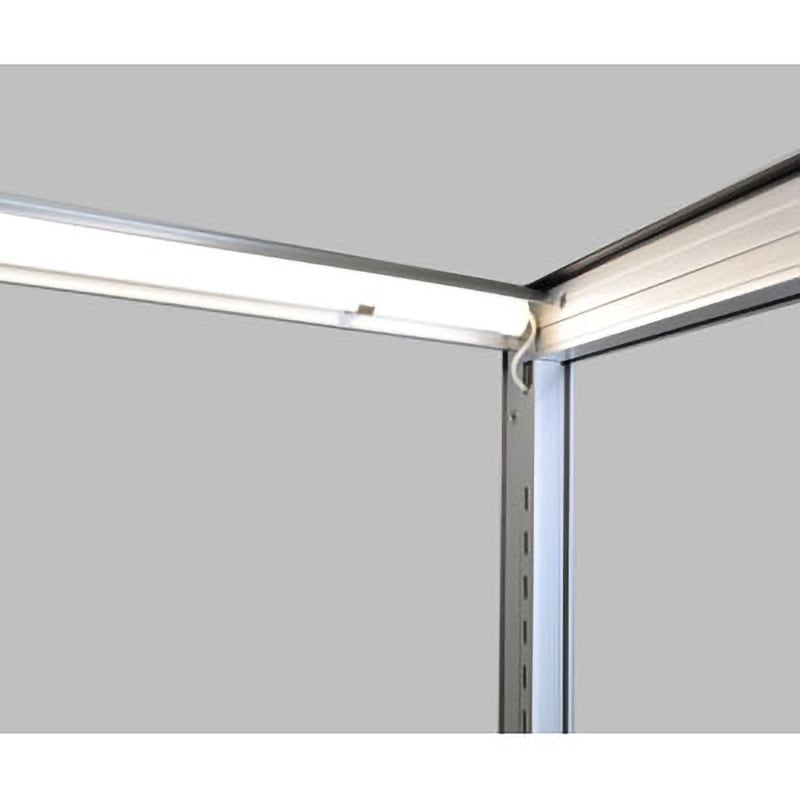 LED付】EXCEED 平ケース(下部固定・鍵付き) ハヤノ産業 ショーケース