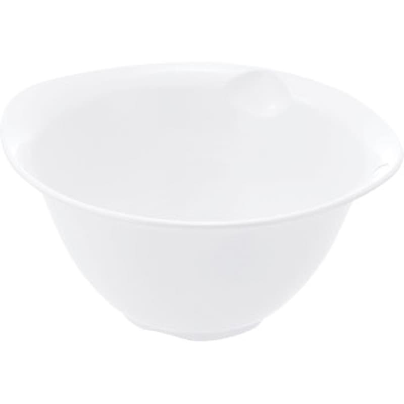 16928 シェリー ボウル Richell(リッチェル) ホワイト色 容量2.2L サイズL 1セット(160個)