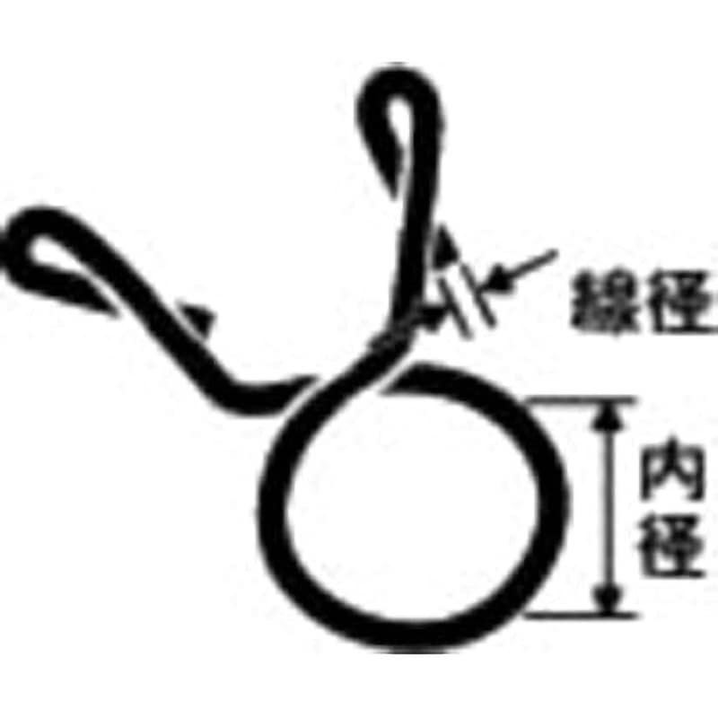 SR-2055 クロメートバンドバネ ツチノ 1個 SR-2055 - 【通販