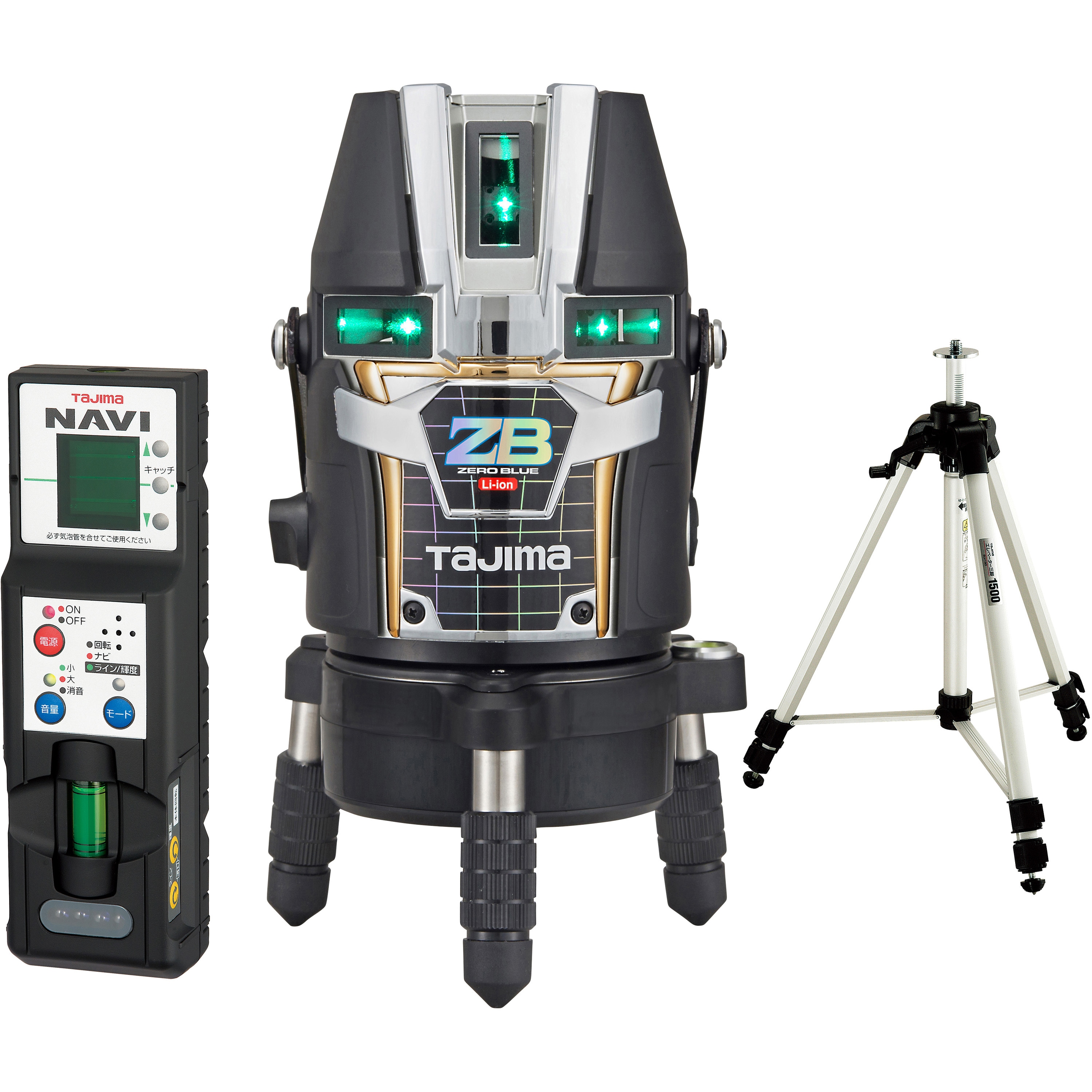 最上位機種  タジマ　NAVI ZERO BLUEセンサーリチウム-KJC　ZEROBLSN-KJC エレベーター三脚セット ZEROBLN-KJCSET(検査成績書付) NAVI ZERO BLUEリチウムーKJC 三脚