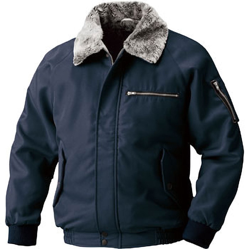 2000 鳳皇 防寒ブルゾン 2000 村上被服 ポリエステル100% ネイビー色