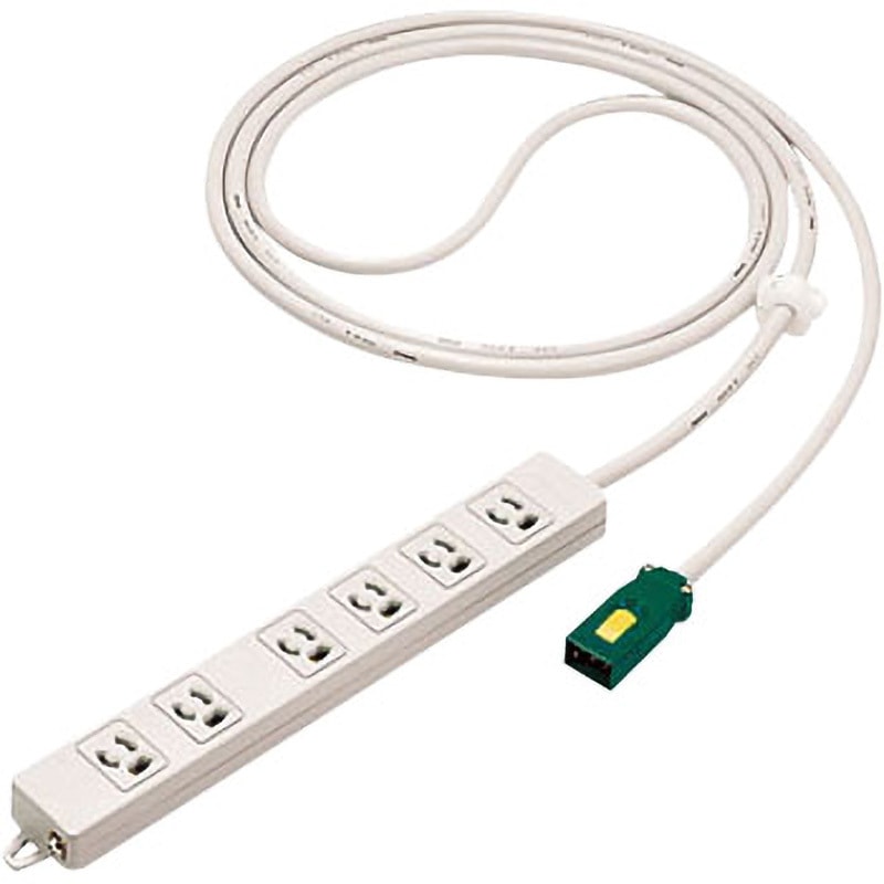 WFA6656HG ハーネス用OAタップ 接地2P抜け止め式 6コ口 ケーブル長5m