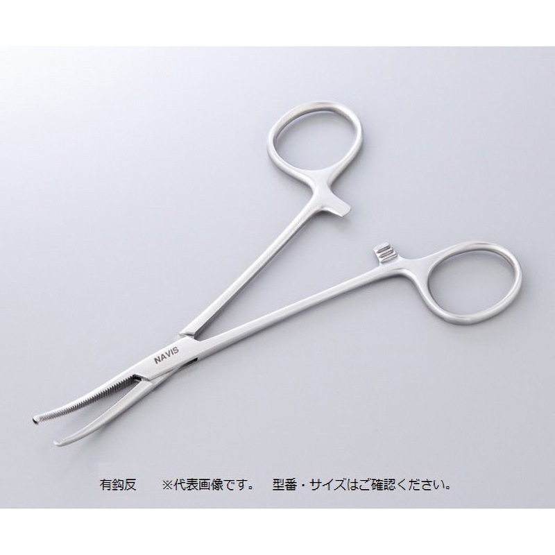 HF-4 止血鉗子 アズワン BOX式 有鈎反   HF-4
