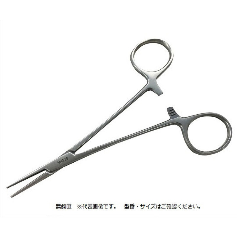 HF-5 止血鉗子 アズワン BOX式 無鈎直(ペアン)   HF-5