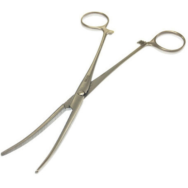 F-2B(大) 止血鉗子(ハズシ) アズワン 無鈎反(ペアン)