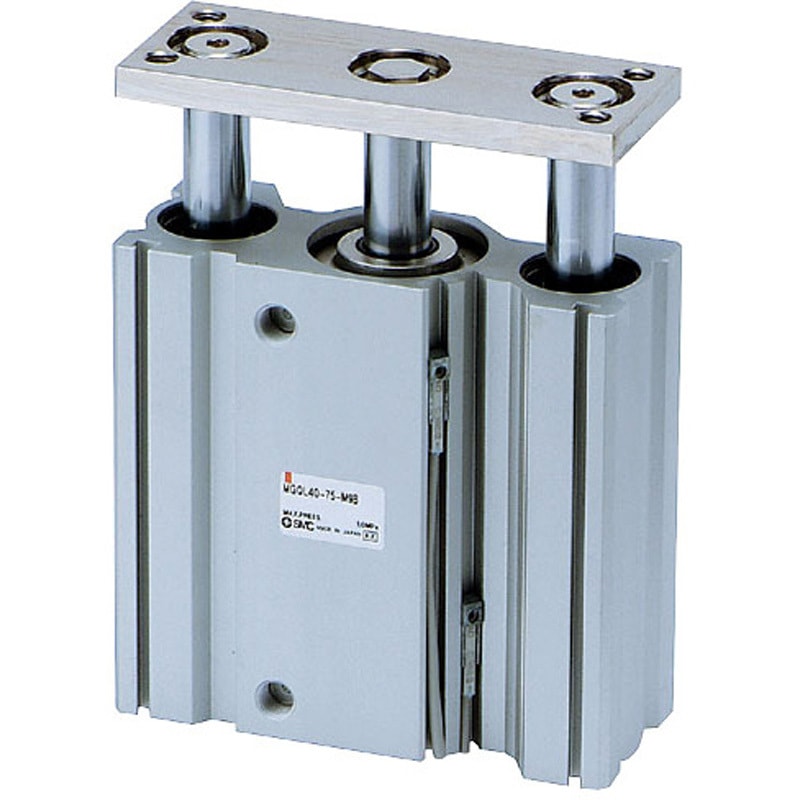 MGQM16-30-A93V ガイド付薄形シリンダ (MGQM16-3～) SMC 複動片ロッド すべり軸受 シリンダストローク30mm