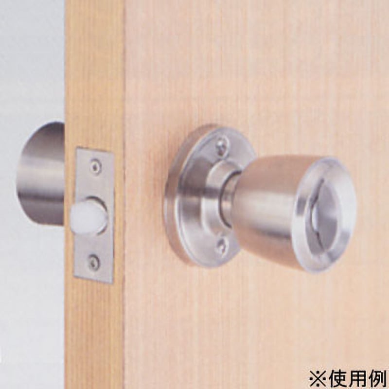 硬玉人面器 ハイス両玉WC錠 GIKEN(川口技研) 表示錠(2型) ステンレスヘアライン