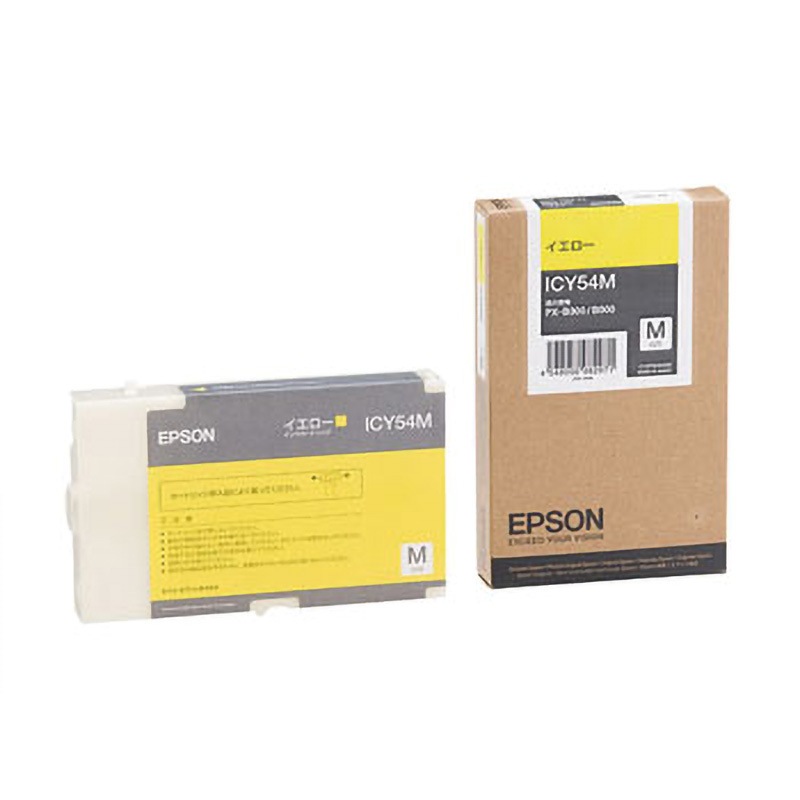 ICY54M 純正インクカートリッジ EPSON IC54 EPSON イエロー(大容量)色 PX-B300/B310/B500/B510用   ICY54M
