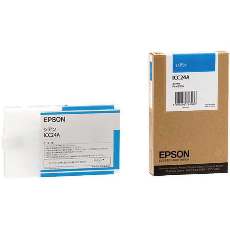 エプソンICM24A×2個、ICC24A×3個、ICY24A×3個 ICC24A 純正インクカートリッジ EPSON IC24A EPSON シアン色 PX-6250S