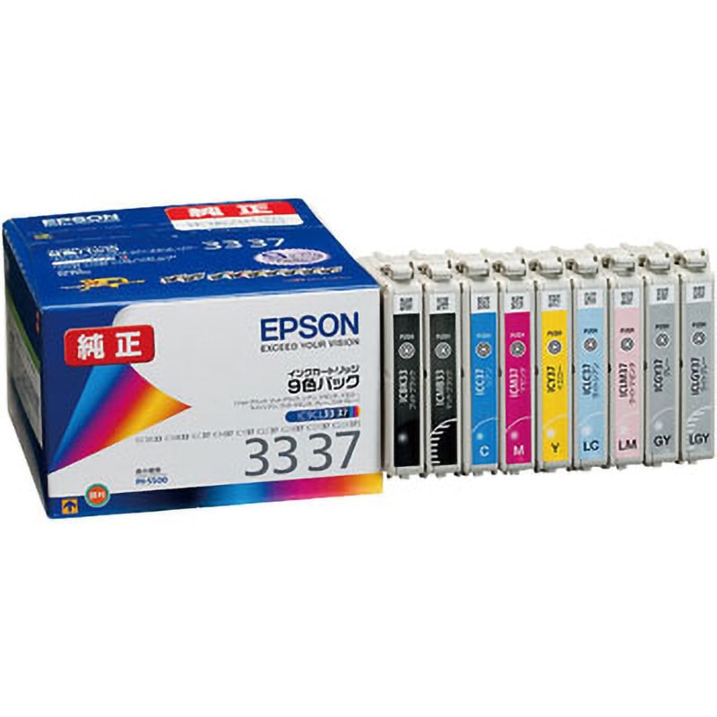 IC9CL3337 純正インクカートリッジ EPSON IC37 1パック(9個