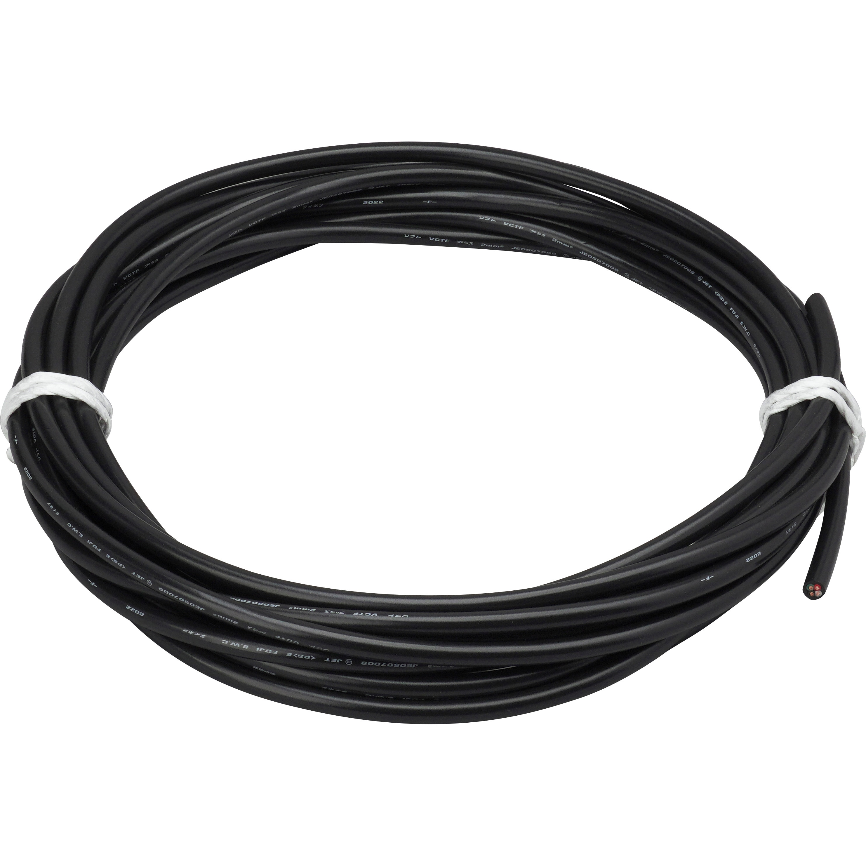 冨士電線 ○[法人限定][即納在庫有り] VVF2×2.0mm 富士電線 VVF