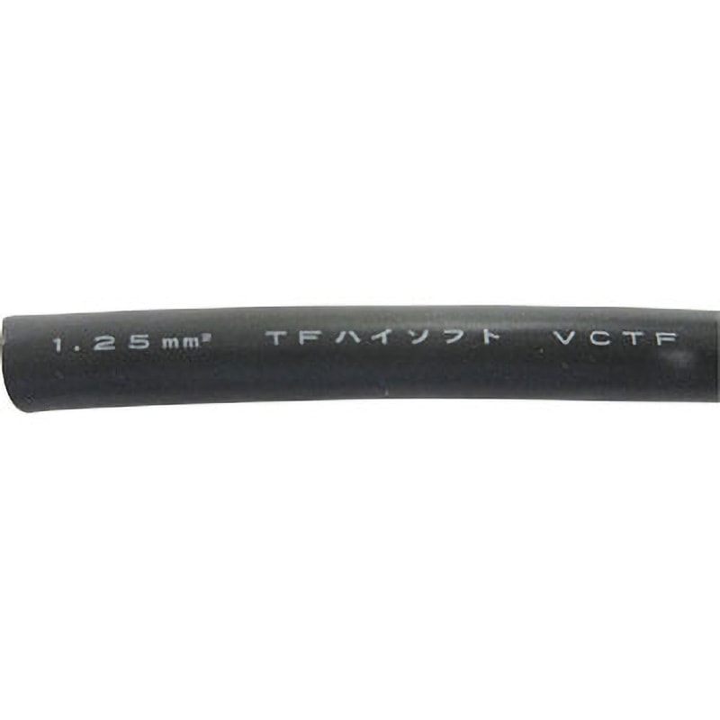 TFVCTF1.25×2芯 柔軟、耐寒ビニルキャブタイヤ丸型コード TFVCTF 1巻