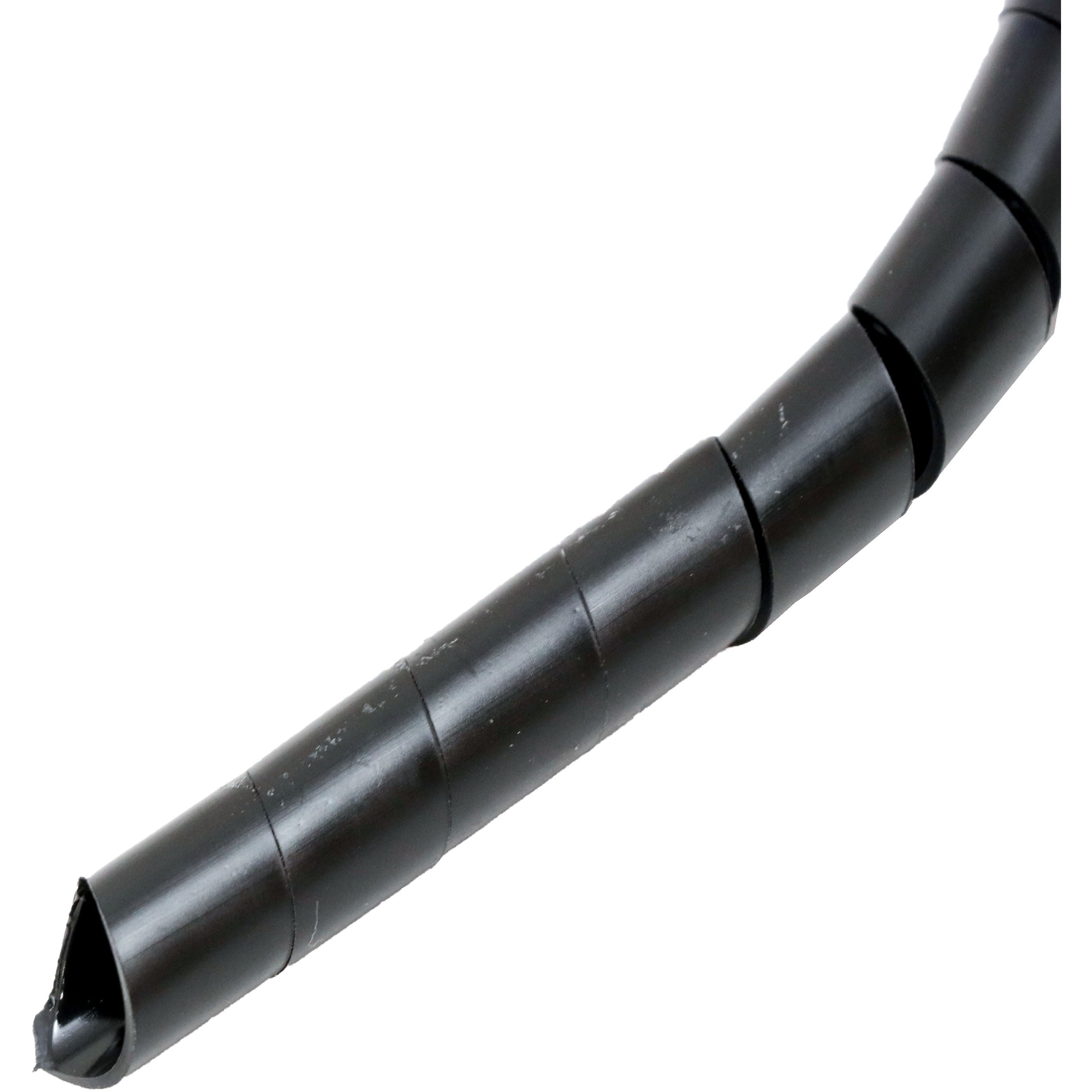 JS-9B スパイラルチューブ(柔軟タイプ) JAPPY ブラック色 1箱(50m