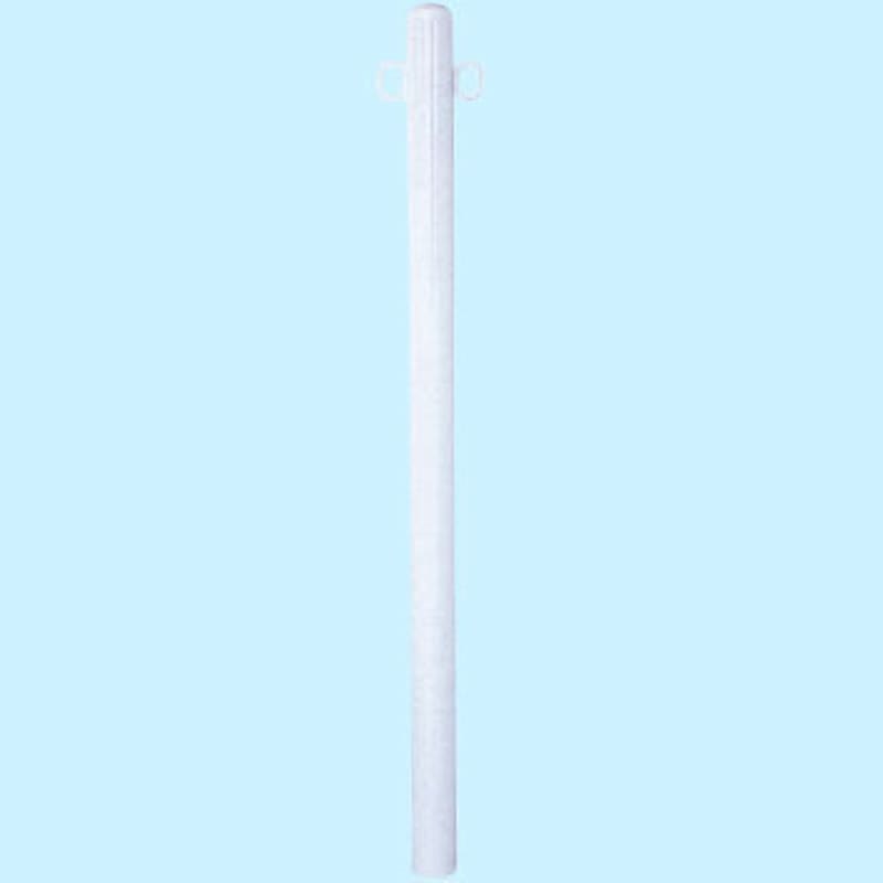 PF6-U (白) エクセレントバリカー ポスト(スチール製) 片岡産業 固定式 