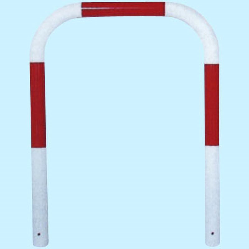 MF6-U(赤白) エクセレントバリカー ゲート(スチール製) 片岡産業 固定