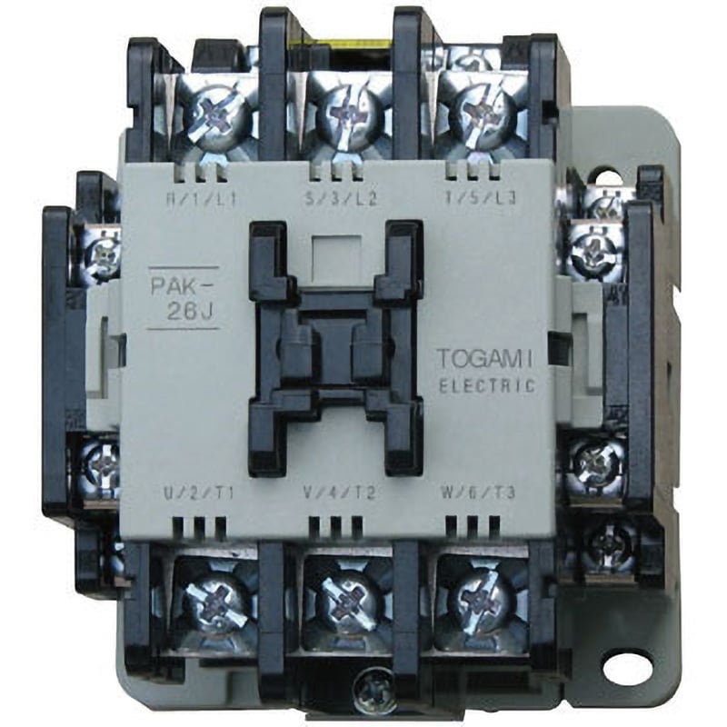 PAK-26J100V 電磁接触器 戸上電機製作所 適合モータ容量(200～240V)5.5kW   PAK-26J100V