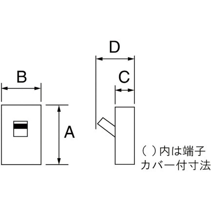 GB-103EC 100A 30MA 漏電遮断器 Eシリーズ (経済タイプ) OC付 テンパール工業 表面形 極数・素子数3P・3E 100A  モータ保護兼用 - 【通販モノタロウ】